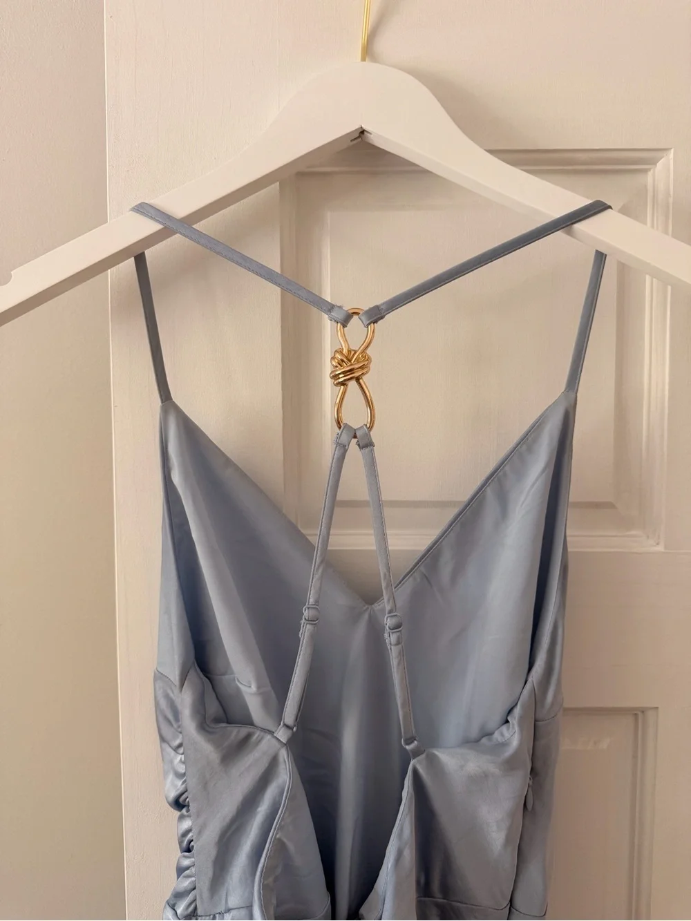 Abercrombie & Fitch Open-Back Hardware Maxi Dress